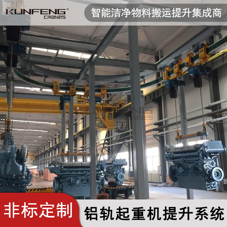 柔性轻型组合式悬挂起重机的制作方法